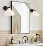 Rectangle Floating Metal Framed Mirror