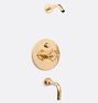 Tolson Pressure Balanced Tub Shower Set - Aged Brass