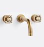Tolson Wall Mount Faucet - Aged Brass