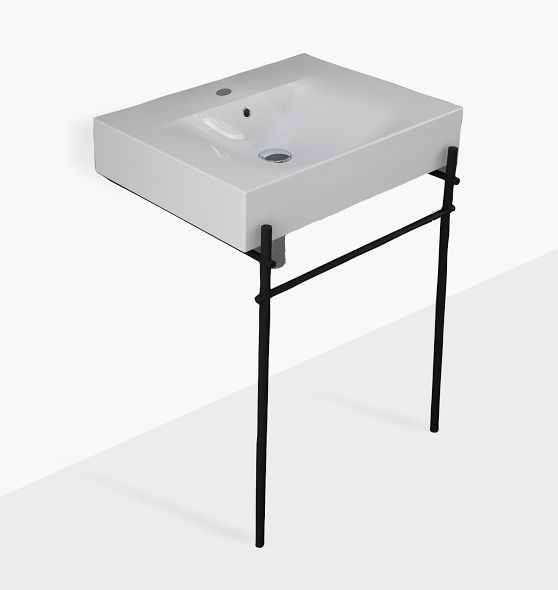 Des 24" Powder Console Sink