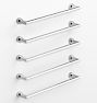24" Modern Towel Bar Warmer 5 Bar Set - Polished Chrome