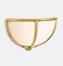 Erickson LED Sconce, Aged Brass