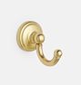 Eloise Single Swivel Hook, Aged Brass
