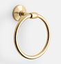 Eastmoreland Towel Ring, Unlacquered Brass
