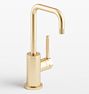 Sutton Single Hole Kitchen Prep Faucet - Aged Brass