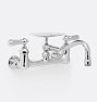 8" Spout Wall Mount Utility Faucet