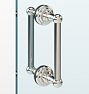 6" Connor Shower Door Pull - Polished Nickel