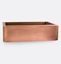 Apron Front Copper Sink - 33" x 21-1/2" x 9-1/2"