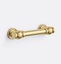 Hanson Cabinet Drawer Pull, 4" - Aged Brass