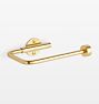 Patton Toilet Paper Holder, Aged Brass