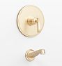 Rigdon Lever Handle Pressure Balance Tub Filler - Aged Brass