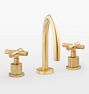 Waterhouse Short Spout Faucet - Aged Brass