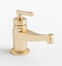 Rigdon Single Hole Bathroom Faucet - Aged Brass