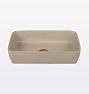 Reno Single Sink, 17", Undrilled - Latte