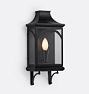 Manzanita Sconce, Single, Clear Glass, 17" - Oil Rubbed Bronze