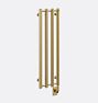 Thornton Vertical Towel Warmer, 10-1/2" x 37-1/2" - PVD Brushed Gold