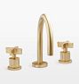 West Slope Short Spout Faucet - Aged Brass