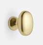 Hudson Cabinet Knob, 3/4" - Aged Brass