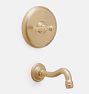 Connor Lever Pressure Balanced Tub Filler, Aged Brass