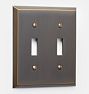 Lewis Double Toggle Switchplate