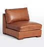 Wrenton Leather Armless Chair Sectional Component