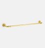 Keller Towel Bar, Single, 24" - Aged Brass