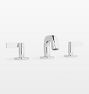 Cayucos Short Spout Lever Handle Widespread Bathroom Faucet