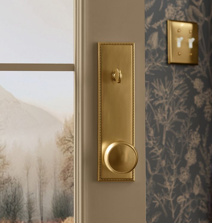 Lachlan Lever Exterior Door Hardware Tube Latch Set | Rejuvenation