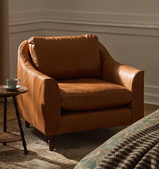 Luisa Leather Arm Chair | Rejuvenation