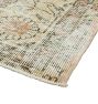 Vintage Allover Handknotted Cream and Peach Wool Rug - 10' x 6'8"
