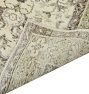 Vintage Allover Handknotted Cream Wool Rug - 9'11" x 6'1"