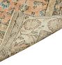 Vintage Allover Handknotted Peach Wool Rug - 10'3" x 6'5"