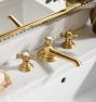 Rollins Cross Handle Widespread Bathroom Faucet