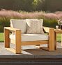 Polson Teak Outdoor Lounge Chair