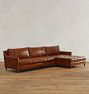 Hastings Sectional Chaise Leather Sofa