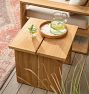 Polson Teak Outdoor Side Table