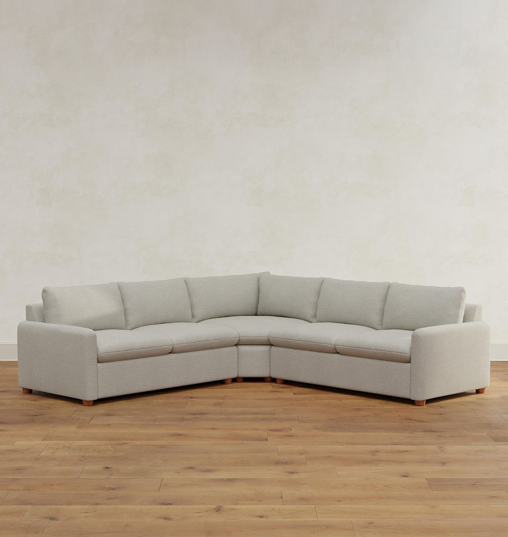 Roswell 3-Piece Double Sofa With Wedge Corner by Rejuvenation