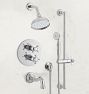 Connor Cross Handle Thermostatic Tub &amp; Shower Set With Handshower