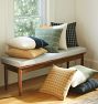 Color Block Silk Pillow Cover