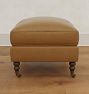 Monet Leather Ottoman