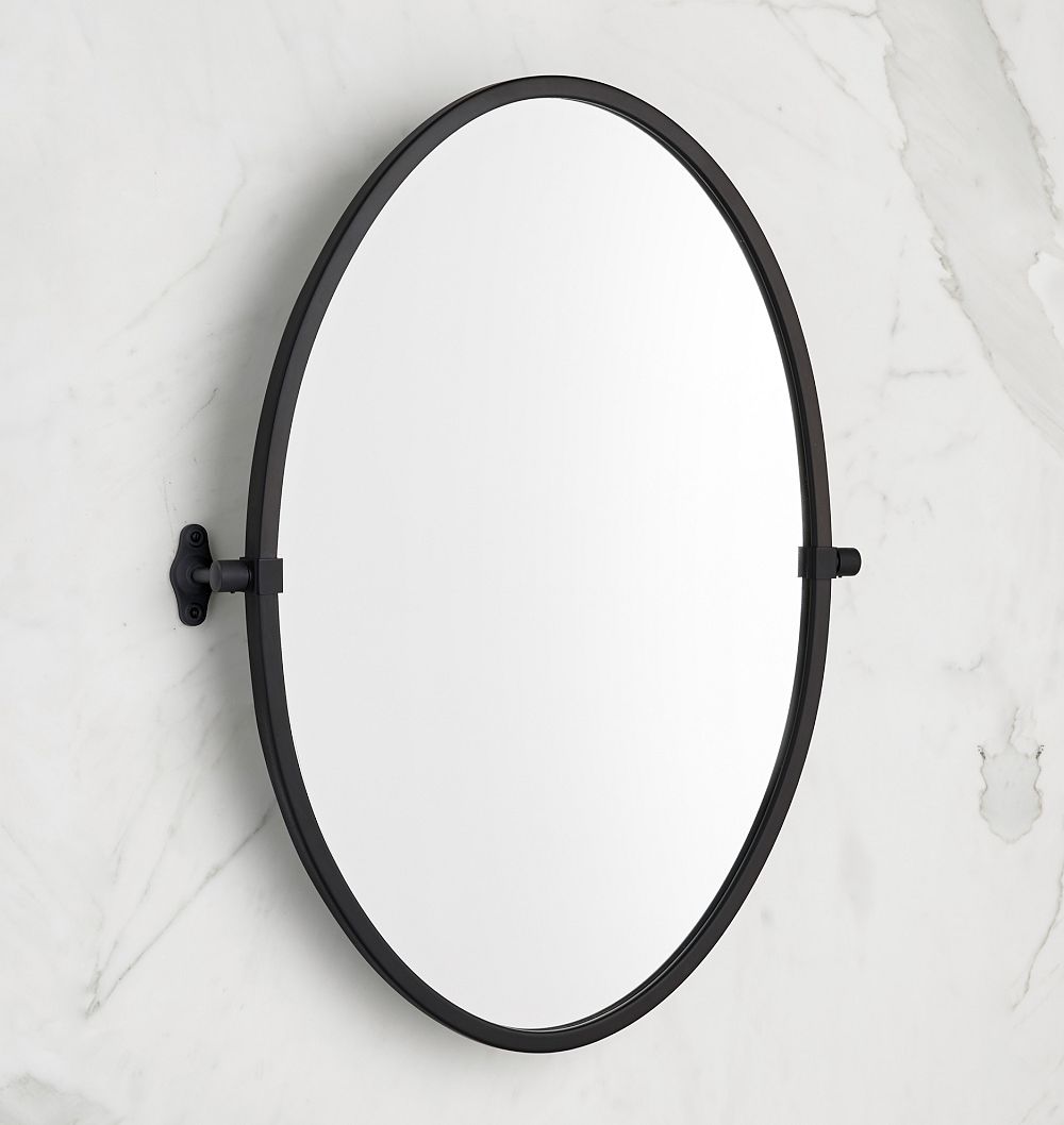 Tolson Oval Pivot Mirror by Rejuvenation
