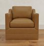 Monet Leather Swivel Chair