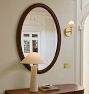 Bryson Wood Frame Oval Mirror
