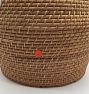 Open Box: Rinna Rattan Round Basket, 22"D x 16"H - Natural