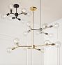 Salem 19" Bare-Bulb Chandelier