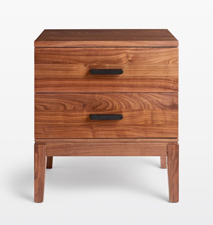 nikky2006nipponaire HIGAN140SBウォールナット Hosford Walnut 2-Drawer Nightstand | Rejuvenation