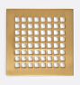 Contemporary Square Grille Shower Drain Assembly