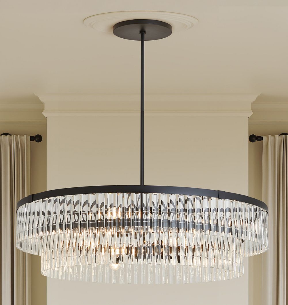 Pippa 50" Double Tier Chandelier by Rejuvenation