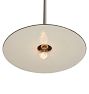 Vintage Industrial Enameled Disc Pendant