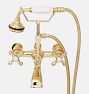 Wall Mounted Tub Filler with Handshower